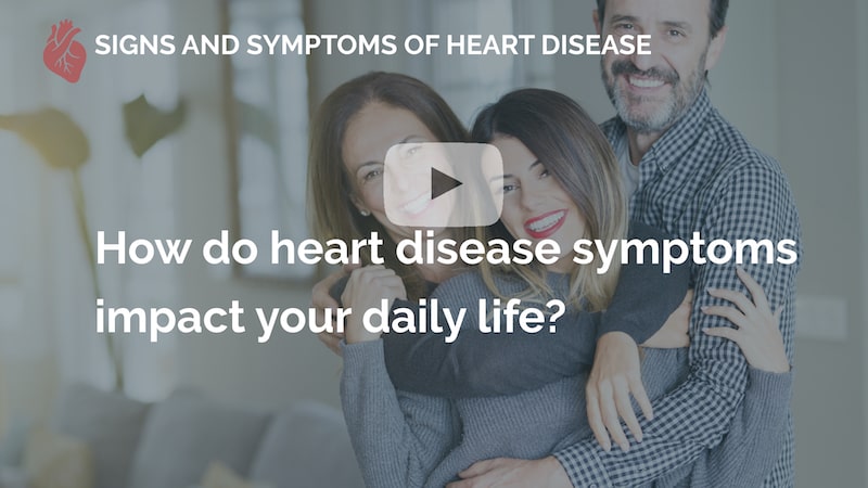 How do heart disease symptoms impact your daily life many beats london